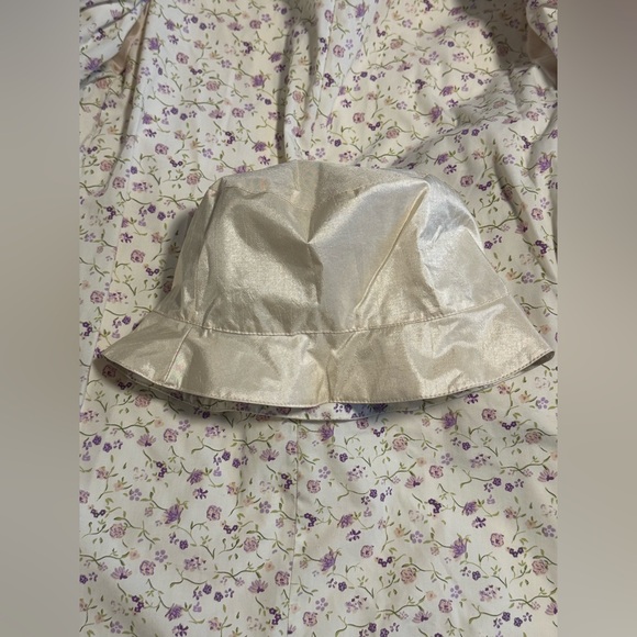 Rothschild Kids shiny Beige jacket with matching hat Euc 12 - Picture 13 of 13